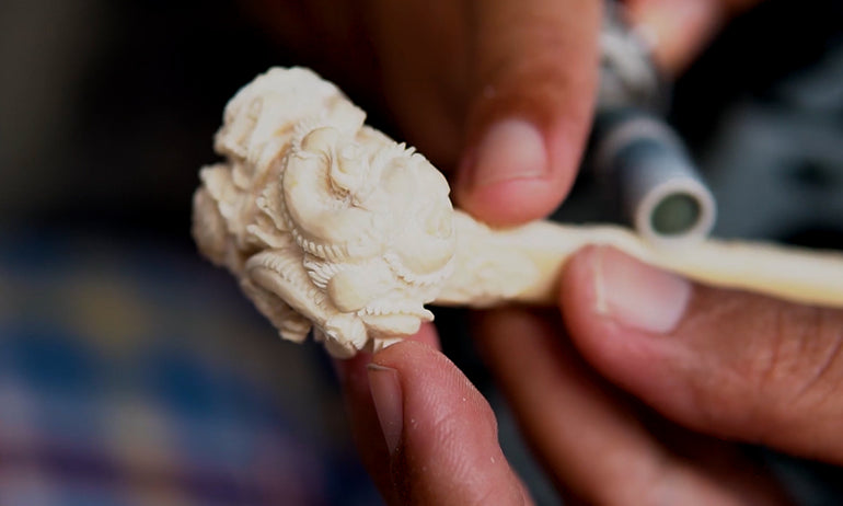 Bone Handle Walking Canes