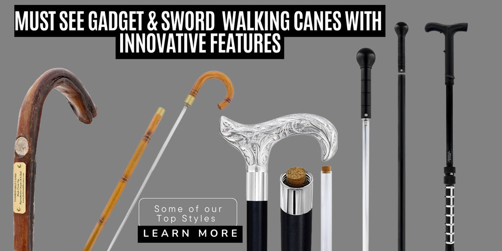 Sword and Gadget Walking Canes