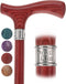 Royal Canes Fritz Comfort Grip: Matching Wood Handle & Shaft, 4 Stained Colors
