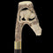 Carved Bison Antler Buffalo Bone: Collector Cane - Limited Supply