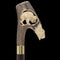 Carved Bison Antler Buffalo Bone: Collector Cane - Limited Supply