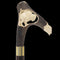 Bison Antler Buffalo Bone Handle Collector Cane w/Custom Shaft and Collar