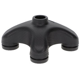 SafeTbase Self-Standing Cane Tip: Black Enhanced Stability