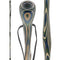 USA-Made Blue/Green/Brown Light Hiking Staff: Maple, Compass