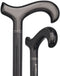 Sleek Carbon Fiber Cane: Mesh Pattern, Black Handle