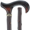 Scratch and Dent Sandalwood Wide Handle Walking Cane w/ Blackthorn Shaft (limited supply) V2041
