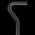 "The Obsidian Streak" Cane: Black Line in Invisible Shaft