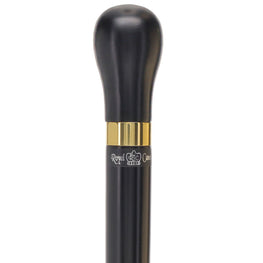 Brandy Flask Smuggler Knob Stick: Beechwood Shaft, Unique Design