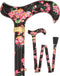 Blooming Floral FashionStix: Chic Folding Walking Cane