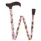 Lily & Butterfly Derby: Elegant, Adjustable Folding Cane