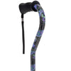 Purple Majesty Designer Cane: Comfort Grip & SafeTbase, Adjustable