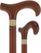 Super Strong Derby Cane: Brown Beechwood & Brass