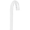 Invisible White Lines: Clear Lucite Tourist Cane - Sleek Design