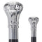 Scratch and Dent Knob Premium Chrome Brass Cane: Custom Shaft & Collar V2267