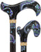 Purple Majesty: Designer Adjustable Cane w/ Patterned Handle