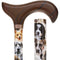 Scratch and Dent Dogs Designer Adjustable Derby Walking Cane V1197