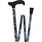 Evening Splendor: Designer Pattern Adjustable Folding Cane