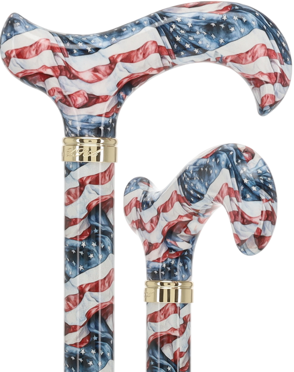 The America's Designer Cane: Patterned Derby Handle