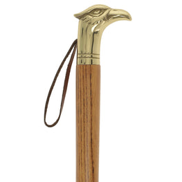 Shoe Horn Elegance: Brass Eagle Head, Durable Ash Wood Handle