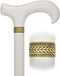 Super Strong Derby Handle Cane - Ash Wood, Pewter Wheat Collar, Matching Stain, 3 Color Options