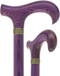 Derby Handle - XL Size - Extra Long & Strong (All Purple, Pewter Collar)