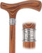 Royal Canes Fritz Comfort Grip: Matching Wood Handle & Shaft, 4 Stained Colors