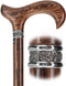 Luxury Natural Bocote Wood Derby Cane - Nature's Design - Collar Option
