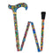 Mosaic Stained: Designer Pattern Folding Adjustable Cane
