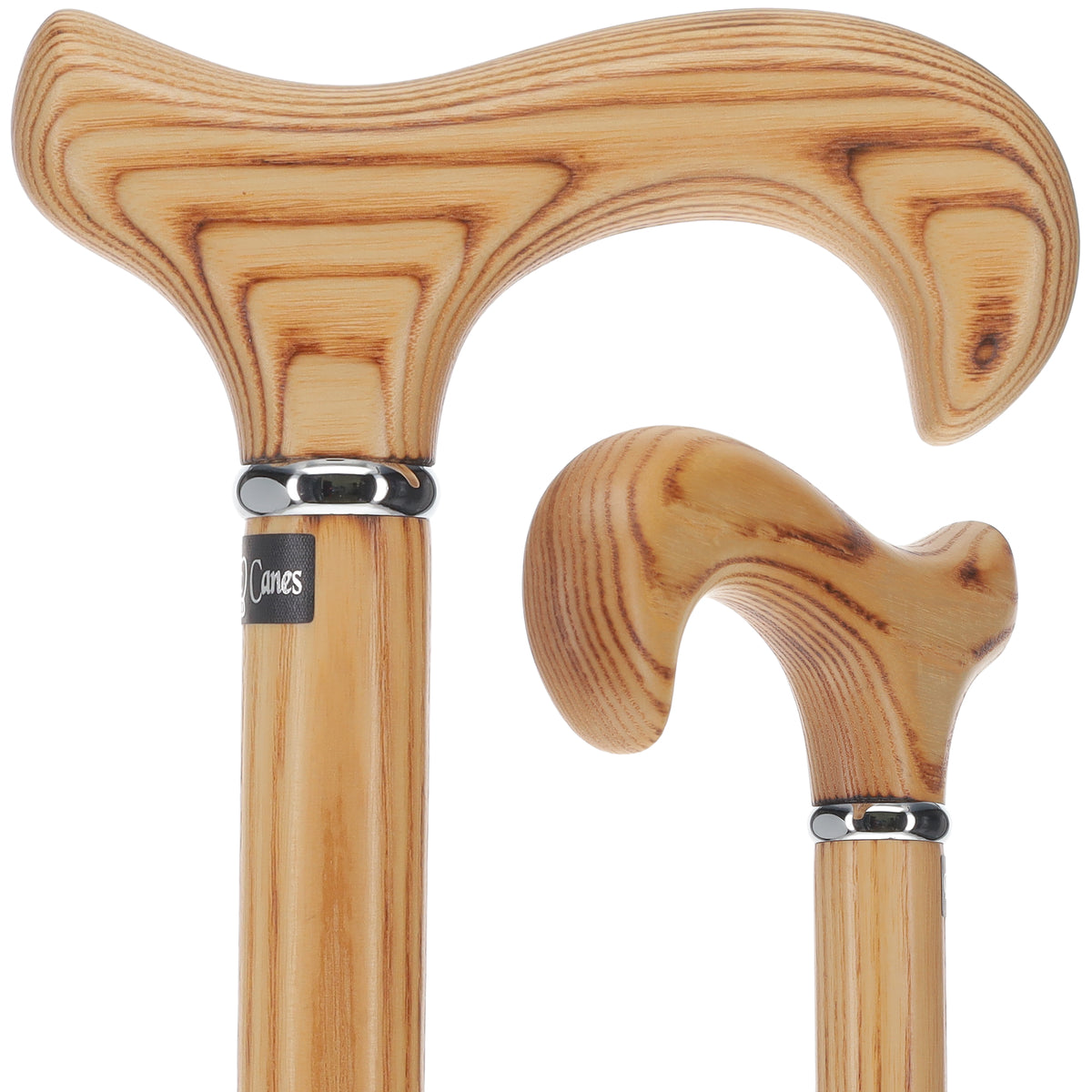 Scorched Beech Wood Derby Walking Cane 
