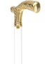 Crystal Elegance Brass Fritz Cane with Invisible Acrylic Shaft Options