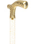Crystal Elegance Brass Fritz Cane with Invisible Acrylic Shaft Options