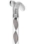 Crystal Elegance Chrome Fritz Cane with Invisible Acrylic Shaft Options