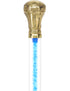 Color Crystal Elegance Brass Knob Cane with Invisible Acrylic Shaft Options