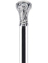 Crystal Elegance Chrome Knob Cane with Invisible Acrylic Shaft Options