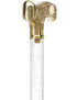 Make It Yours: Invisible Clear Shaft w/ Premium Brass Cane