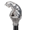 Italian Luxury: Cat with Yarn Stick, Crafted in 925r Silver