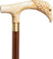 Fritz Eagle Faux Ivory Handle Italian Handle Cane w/ Custom Shaft & Collar