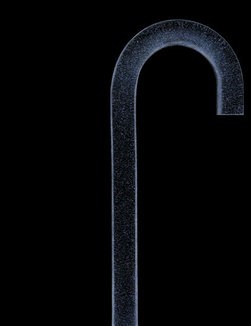 Blue Stardust Sparkle Cane: Blue Sparkles in Invisible Clear Shaft