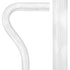 Alabaster Helix Cane: White Twists in Invisible Clear Shaft