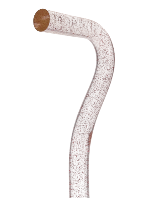 Rosé Shimmer Sparkle Cane: Pink Sparkles in Invisible Clear Shaft