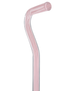 Pretty in Pink Lines Cane: Pink Lines in Invisible Clear Shaft