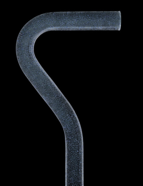 Blue Stardust Sparkle Cane: Blue Sparkles in Invisible Clear Shaft