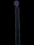 Blue Stardust Sparkle Cane: Blue Sparkles in Invisible Clear Shaft