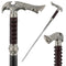 Medieval Sword Cane: Leather-Wrapped, Premium Steel Blade