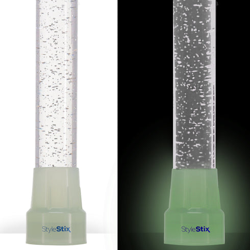 Clear Silver Luminance: Sparkle-Infused, Invisible Clear Shaft