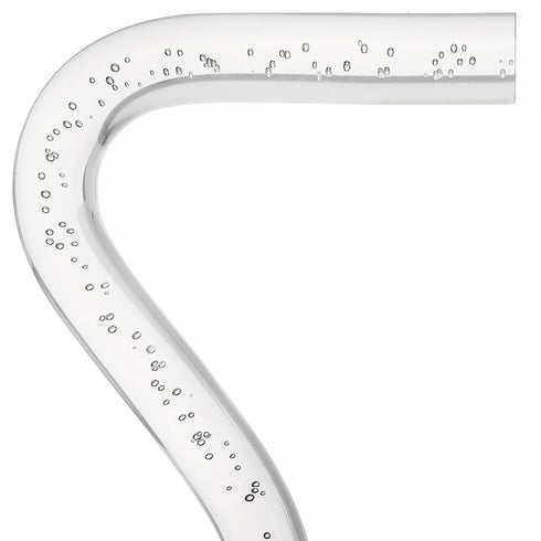 "Bubbles In Ice" - Exquisite Bubblé Elegance: A Translucent Crystal Shaft With Captivating Bubbles