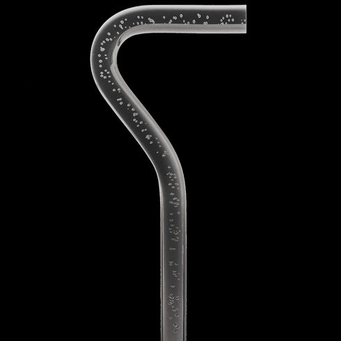 "Bubbles In Ice" - Exquisite Bubblé Elegance: A Translucent Crystal Shaft With Captivating Bubbles