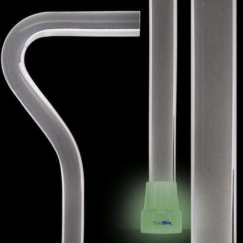 "Crystal Clarity" Cane: Invisible & Translucent Shaft