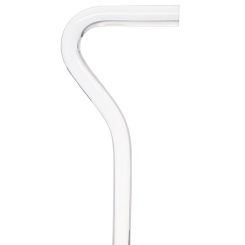 "Crystal Clarity" Cane: Invisible & Translucent Shaft