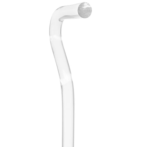 "Crystal Clarity" Cane: Invisible & Translucent Shaft